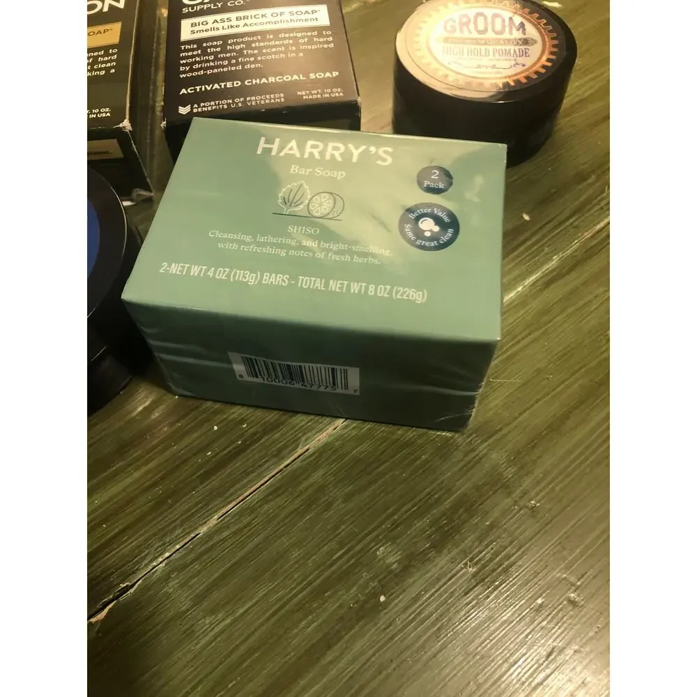 Lot of Men's NEW Soap and Grooming Products Duke Cannon, Harry's, Groom